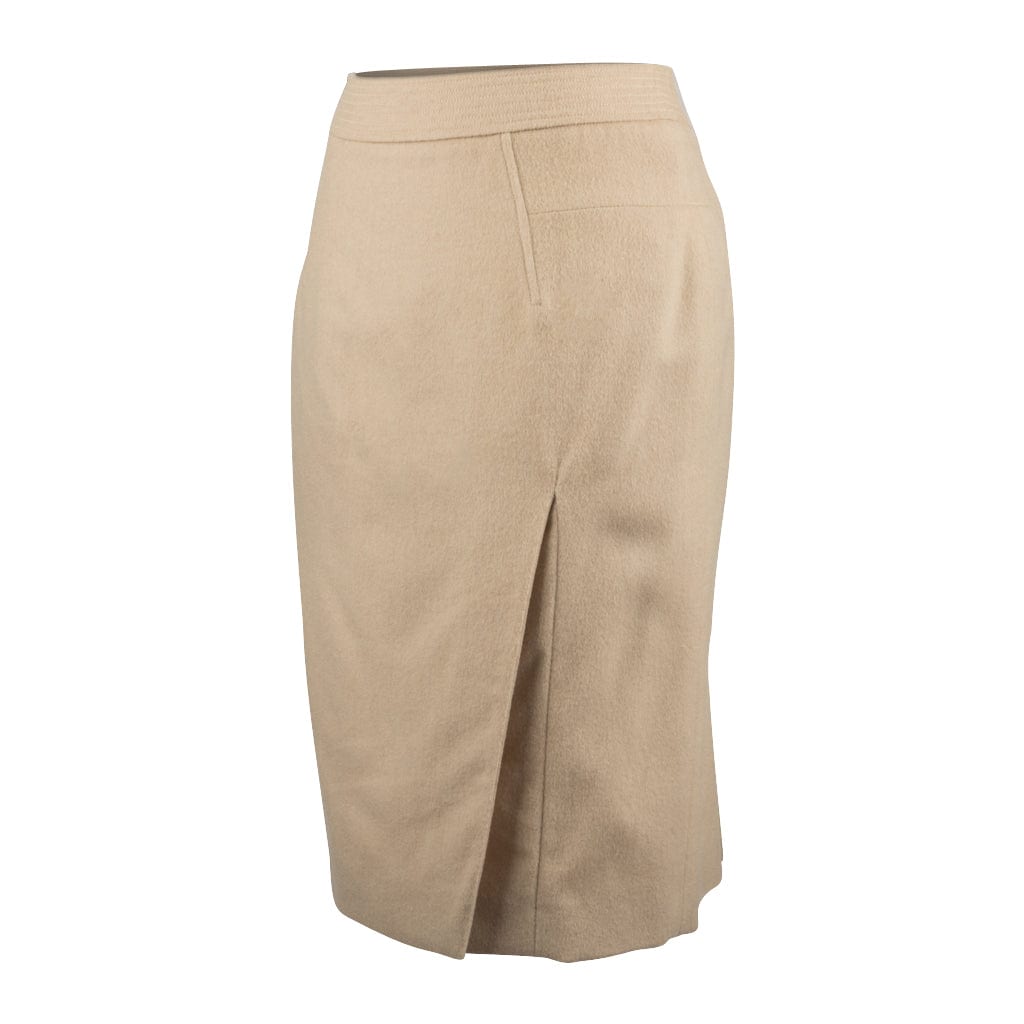 Tom Ford Skirt Camel Hair Pencil Subtle Details  40 / 6 nwt - mightychic