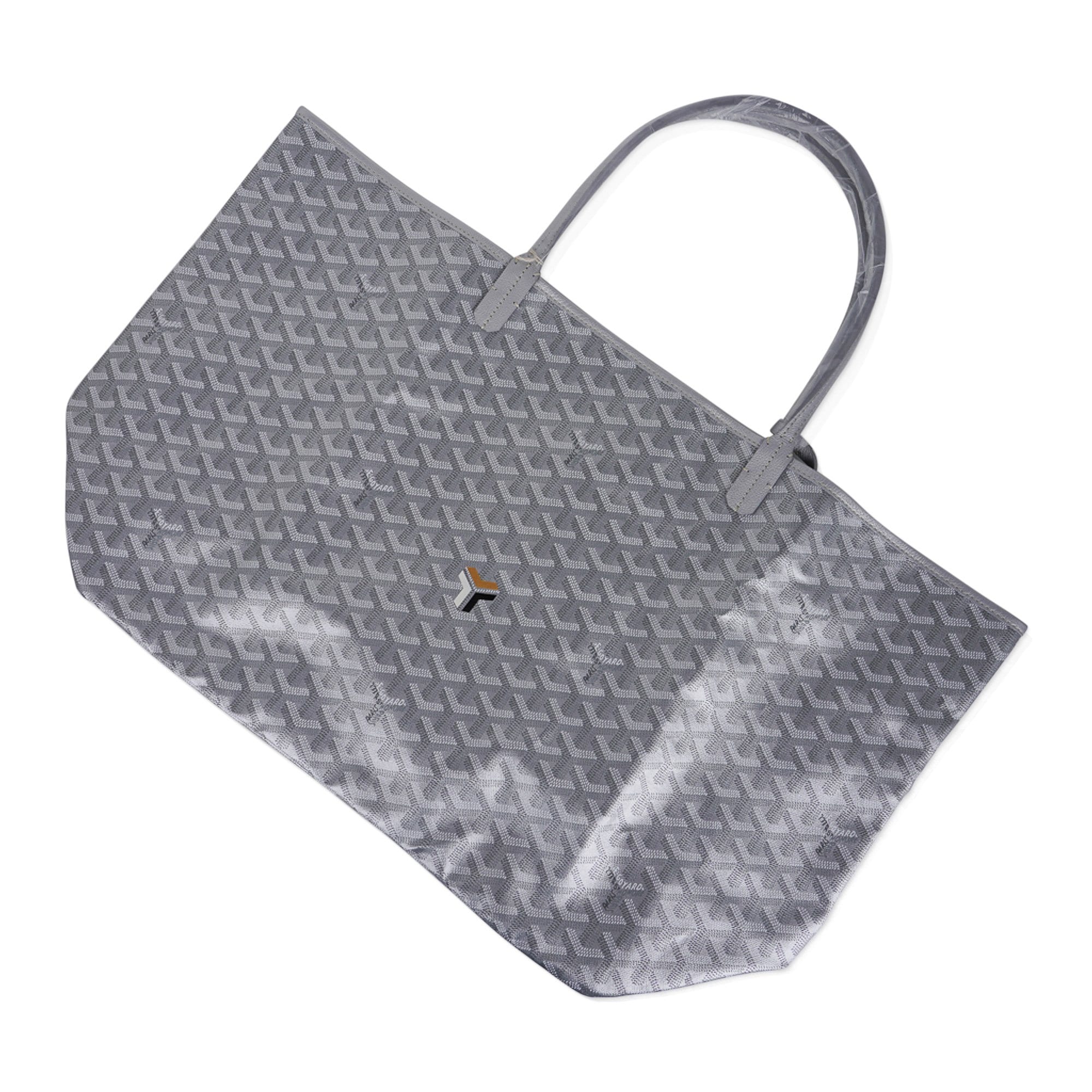 Saint Louis Goyard Saint-Louis PM shopping bag in gray Goyard