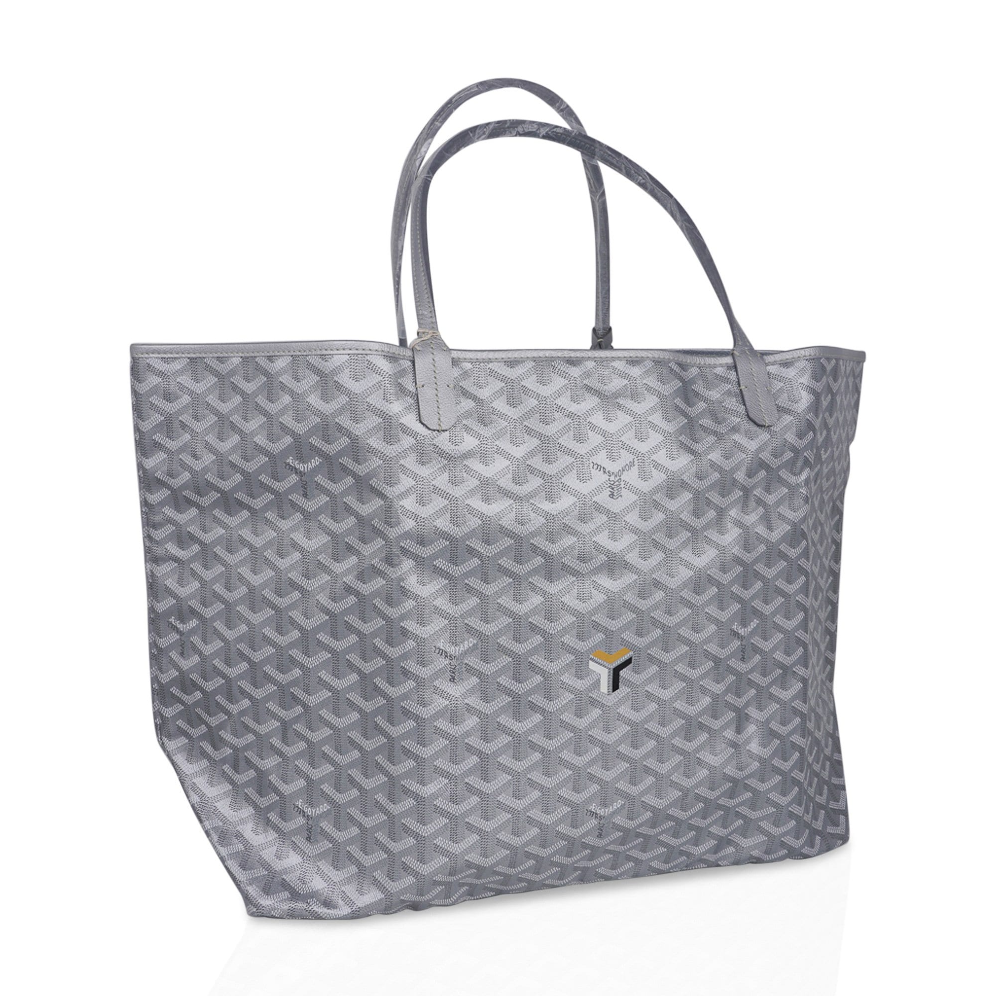 Goyard Goyardine Saint Louis GM w/ Pouch - Grey Totes, Handbags