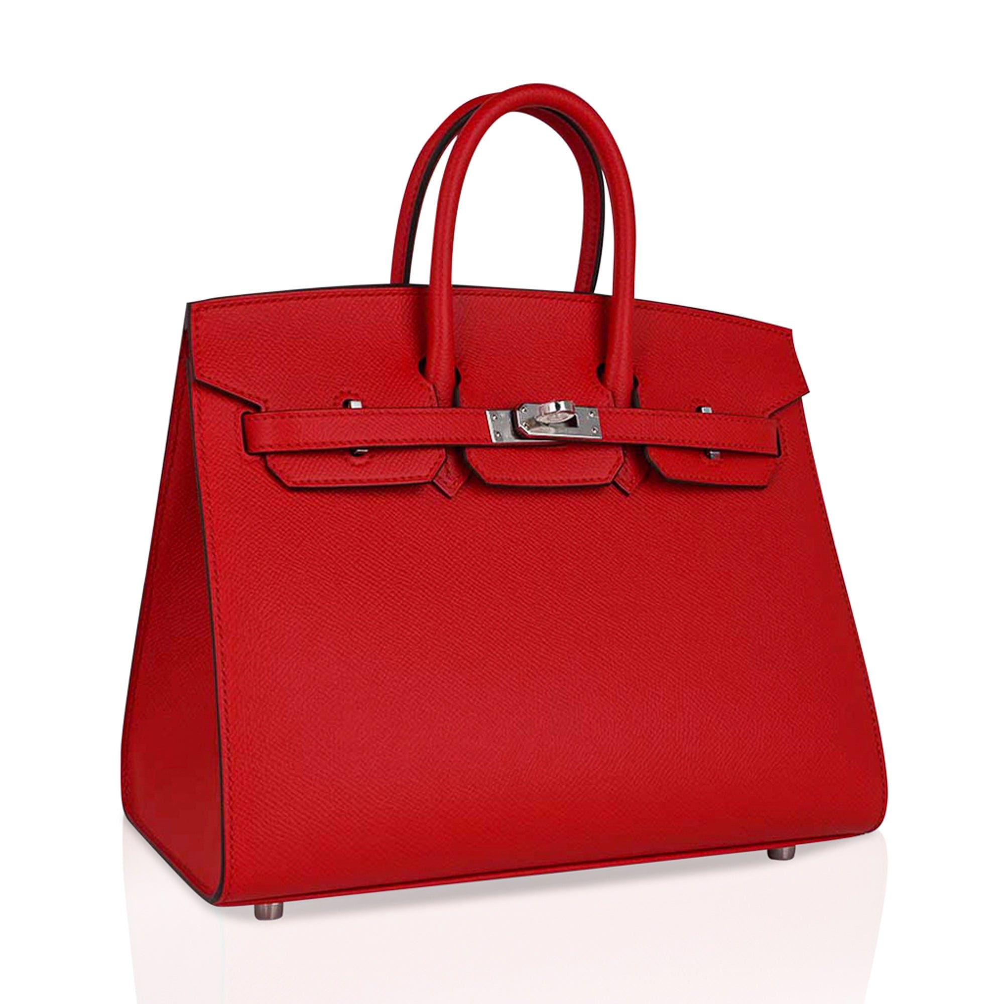 Birkin 25 Rouge Sellier with Gold Hardware