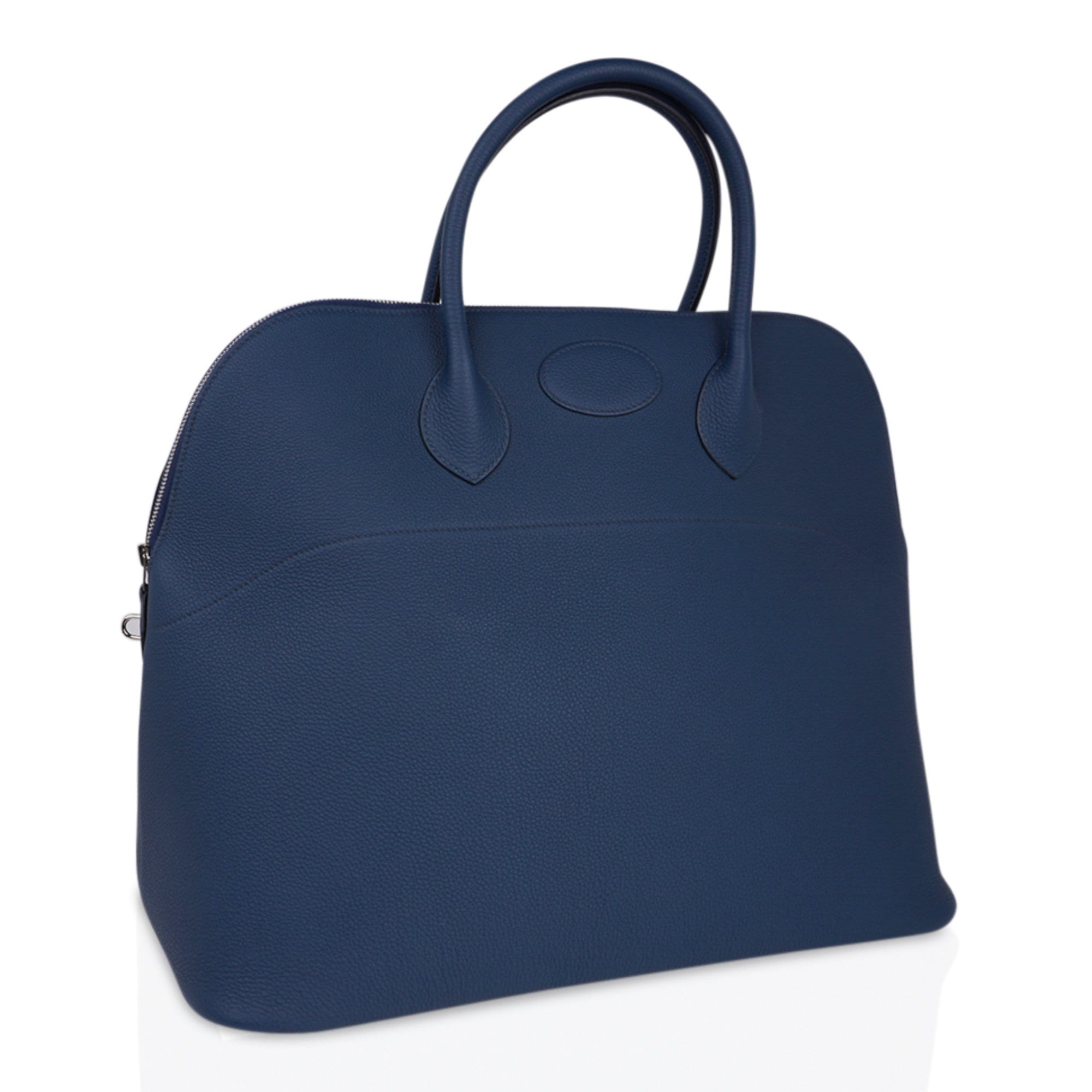 Hermes Bolide 45 Bag Blue de Prusse Togo Weekender New w/Box