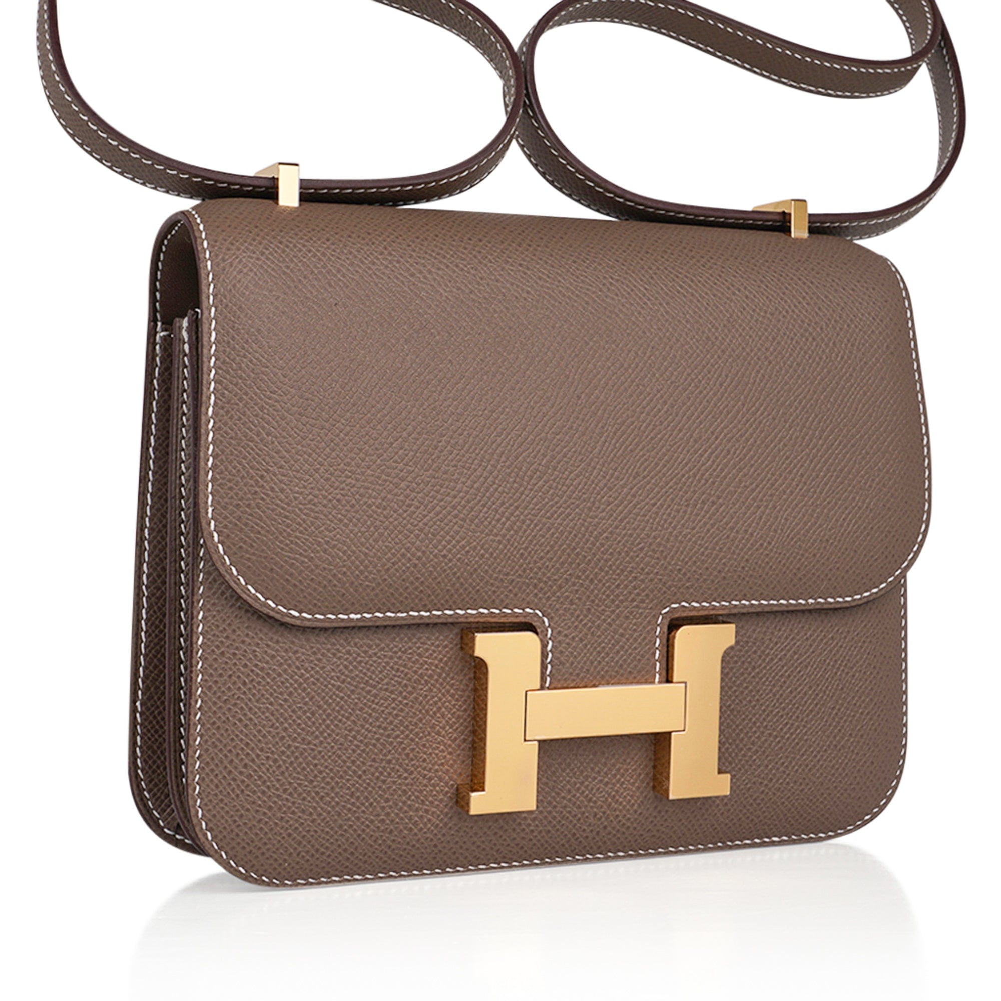 Hermes Constance 18 Rose Extreme Mini Bag Gold Hardware Epsom Leather –  Mightychic