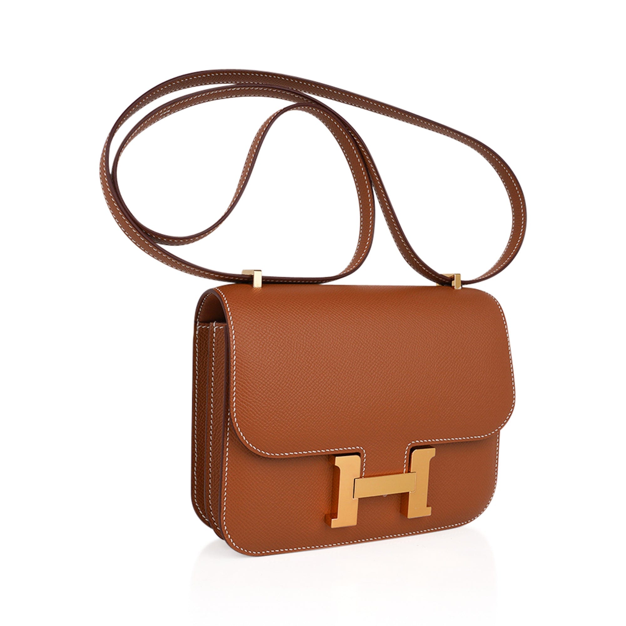 White Hermes Constance Bag with Gold Hardware  Hermes constance bag, Work  fashion, Hermes bags