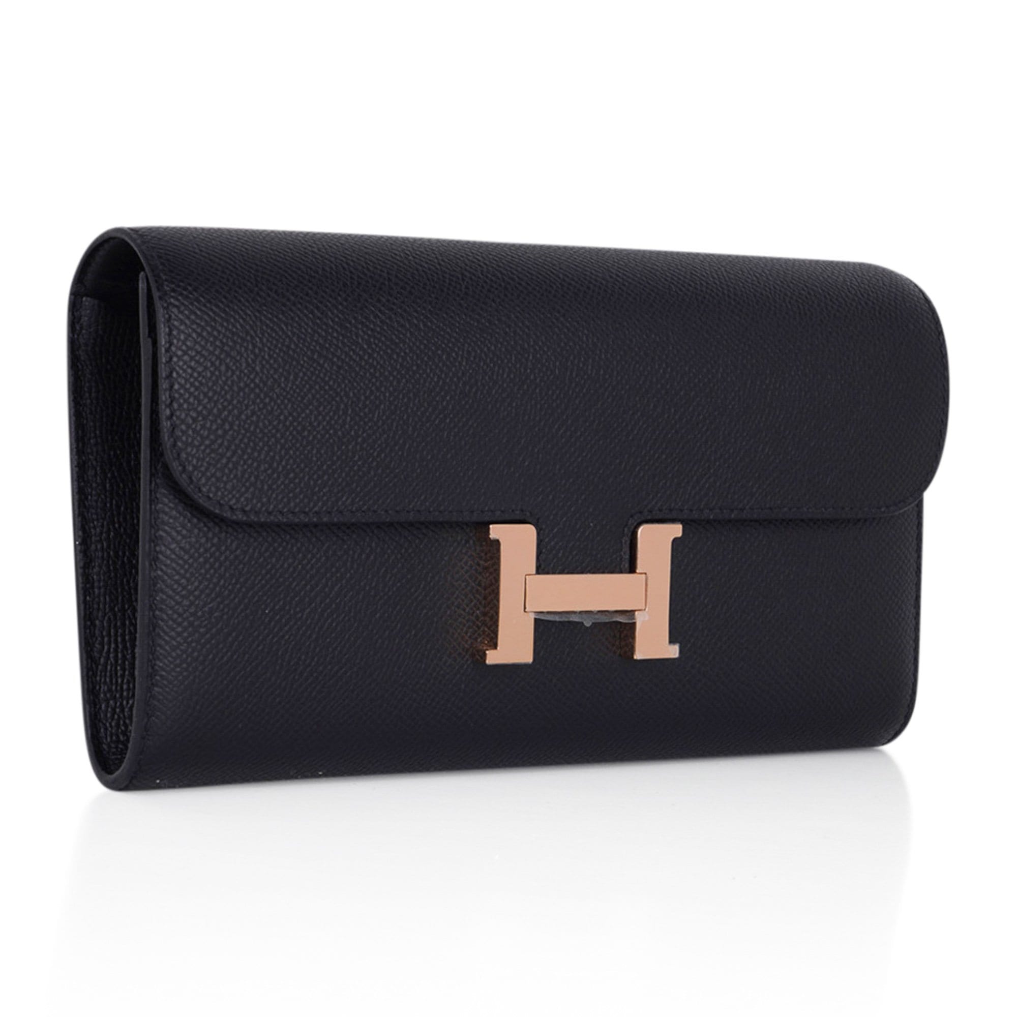 Hermes Mini Constance Bag 18cm Mauve Sylvestre Epsom Rose Gold Hardware