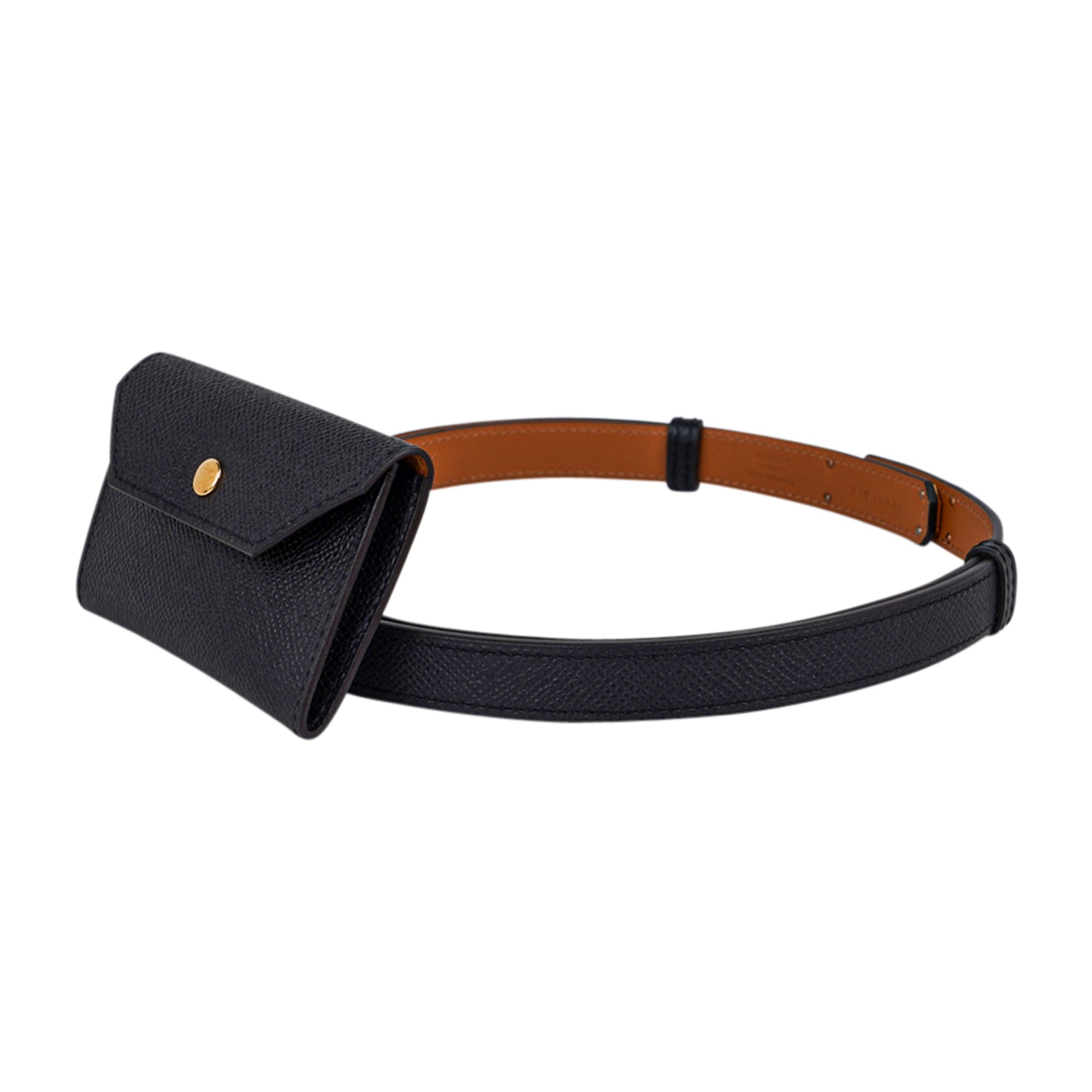 Hermes Kelly Pocket Belt, Black, 【Inquiries required】