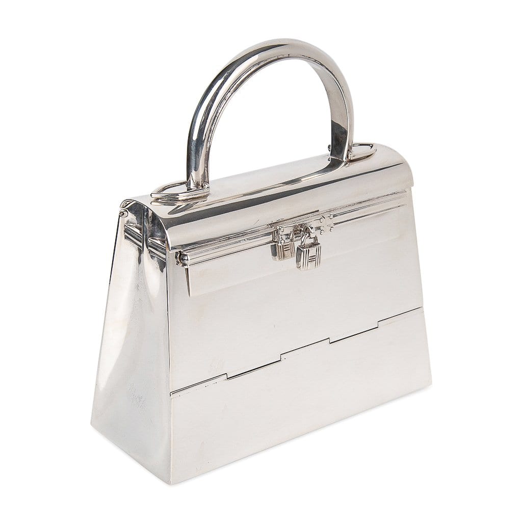 Hermes Kelly 15 Bag Sterling Silver Vintage Limited Edition Chaine