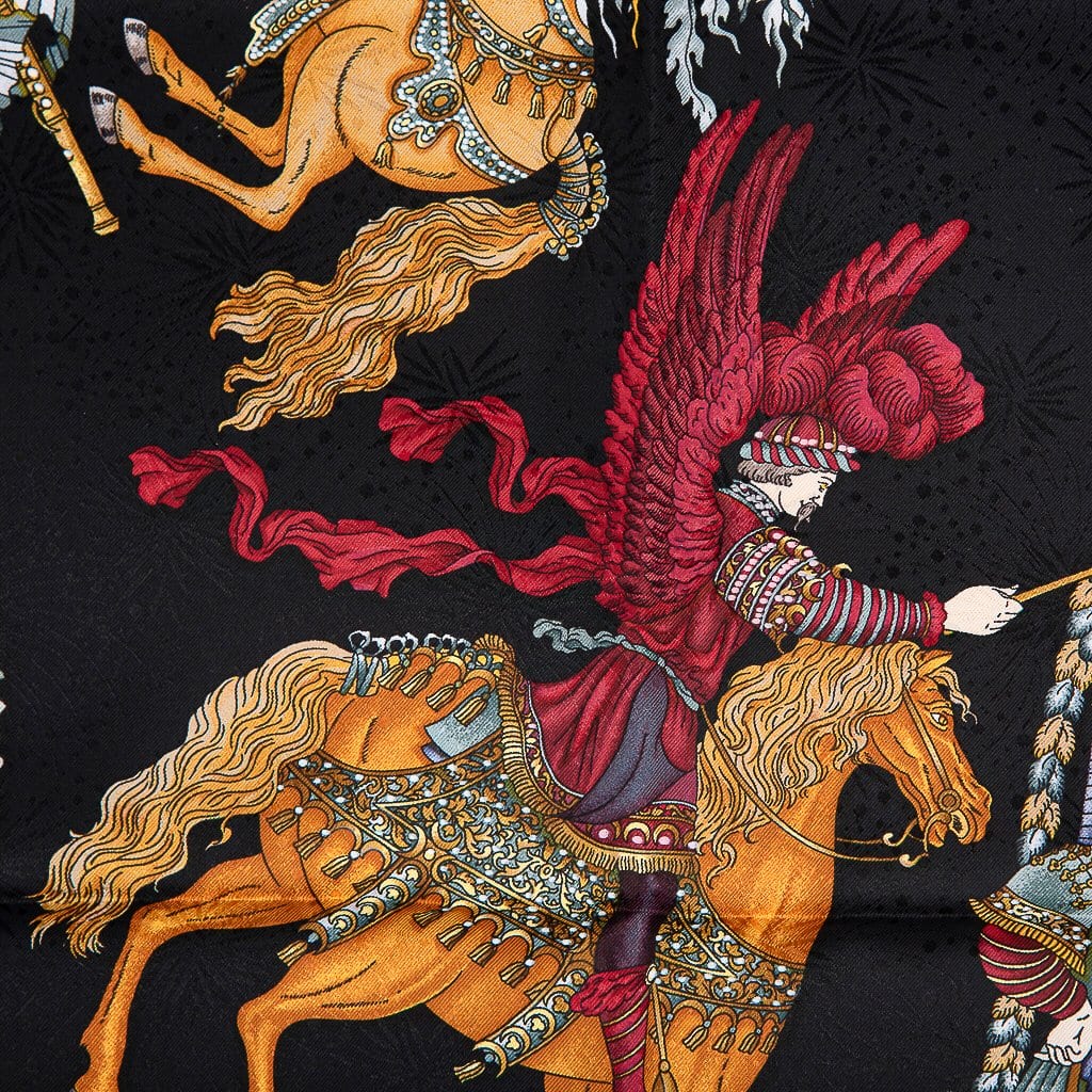 Hermes Scarf - Patch Pink Horses