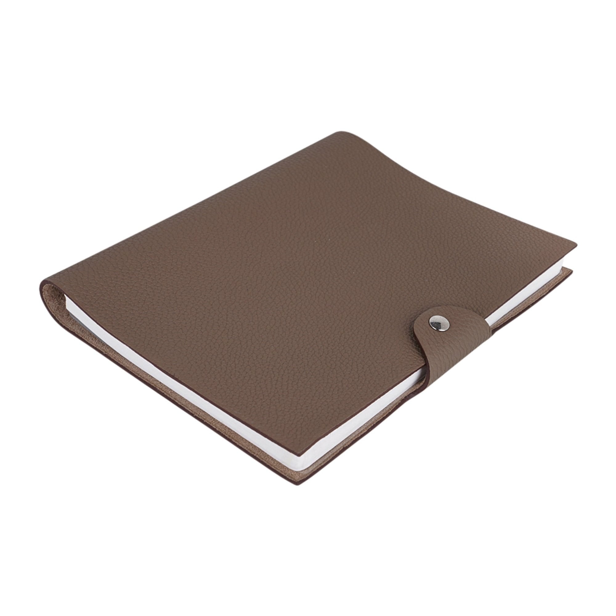 Hermes Graphite Togo Calfskin CAHIER ULYSSE PM + Refill PHOTOS NoteBook  BNWTIB!