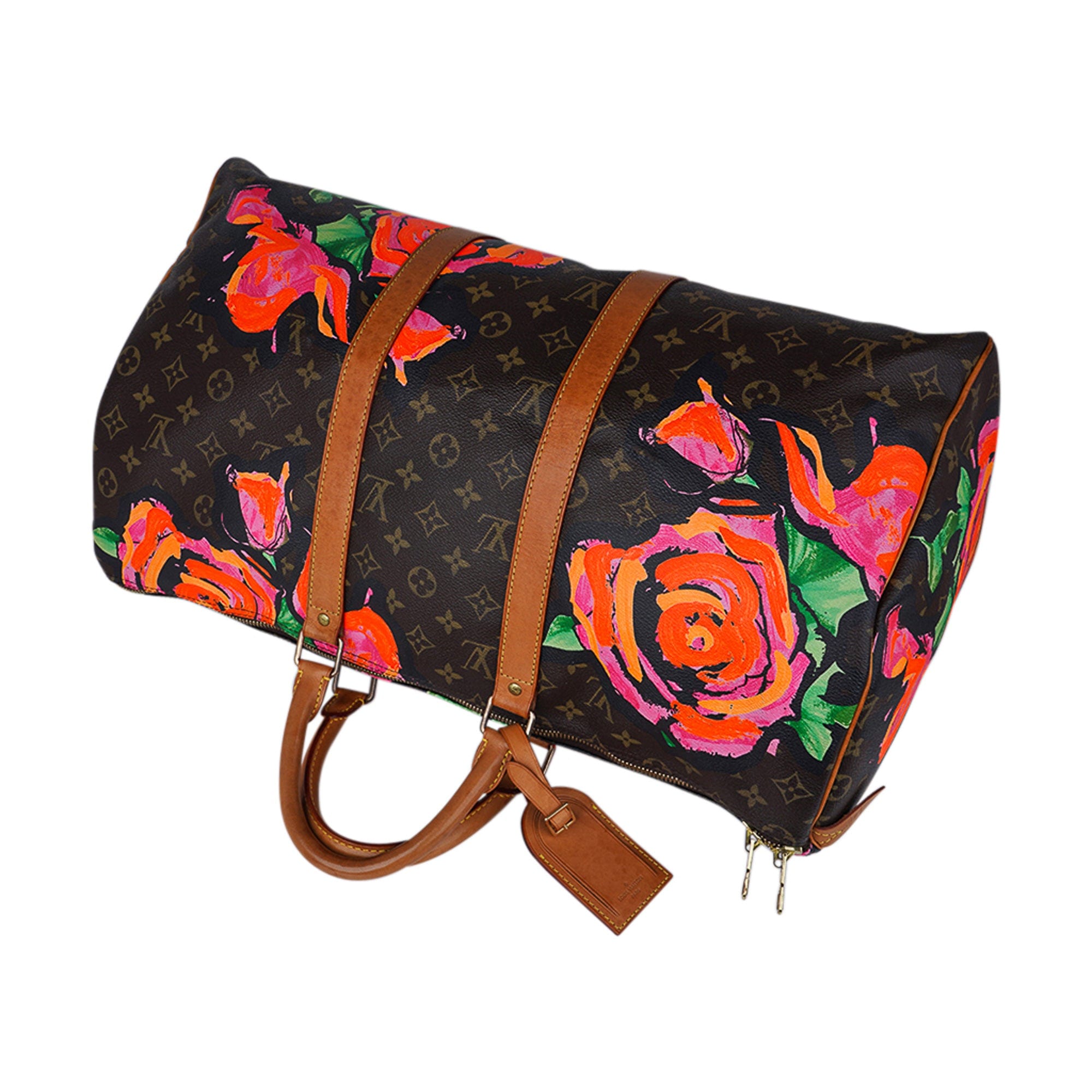 Louis Vuitton Stephen Sprouse x Monogram Roses Keepall 50 Limited 
