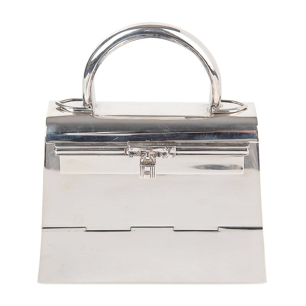 Hermes Kelly 15 Bag Sterling Silver Vintage Limited Edition Chaine