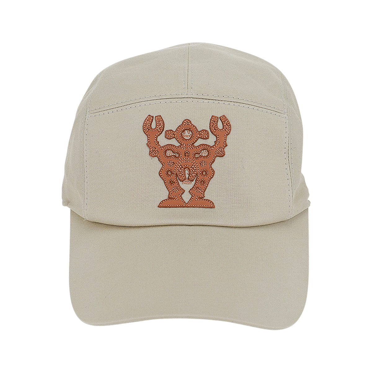 Hermes Nevada Hello Mr Farrier Cap Leather Patch Corde / Gold 59
