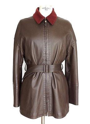 HERMES Moleskin Leather Jacket