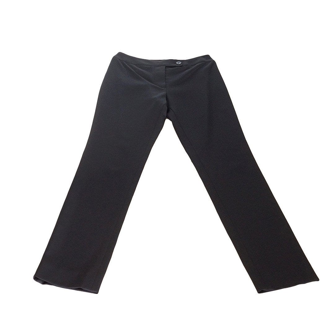Chanel 01A Vintage Pant Black Silk 36 | Mightychic
