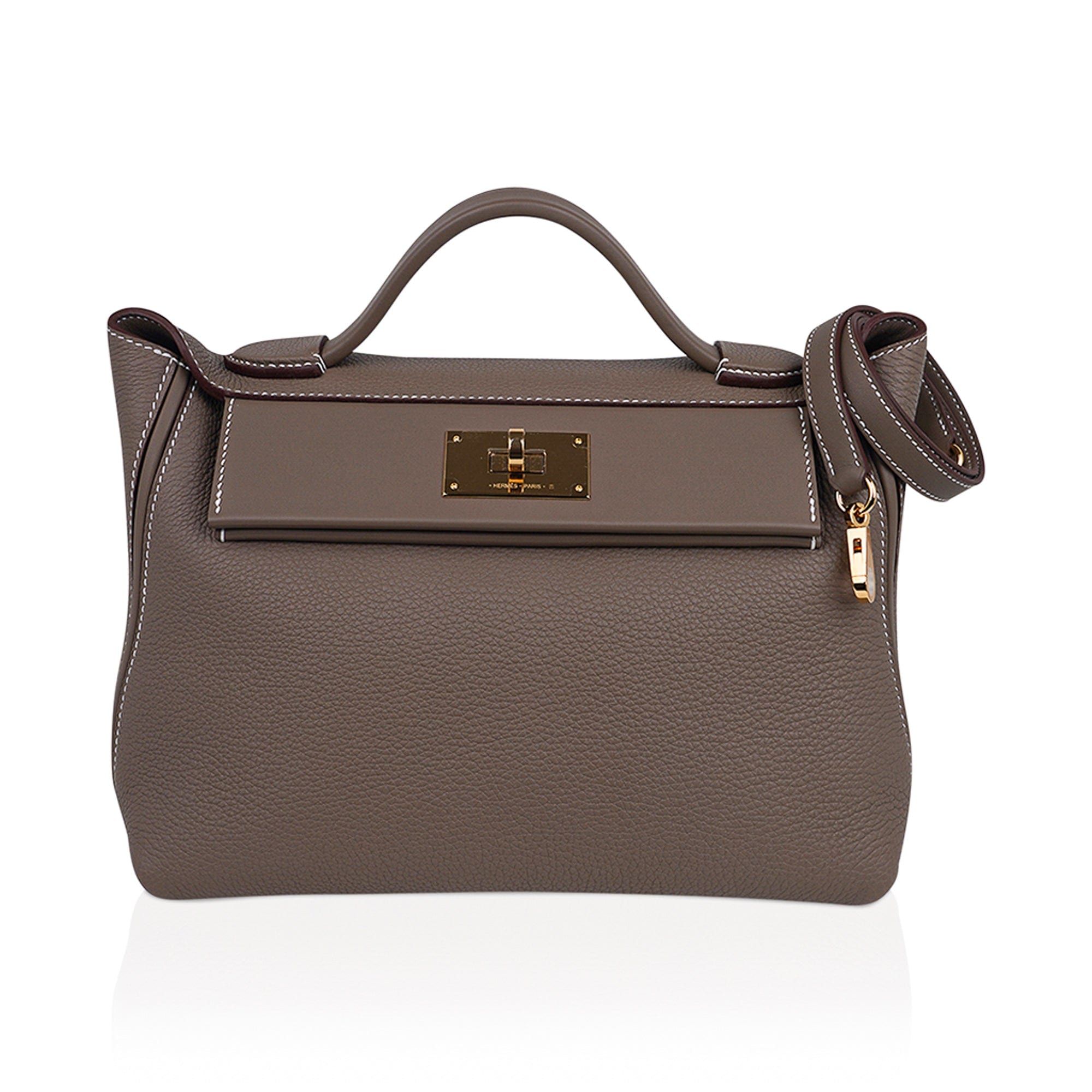 Hermes 24/24 29 Bag Etoupe Togo / Swift Gold Hardware | Mightychic