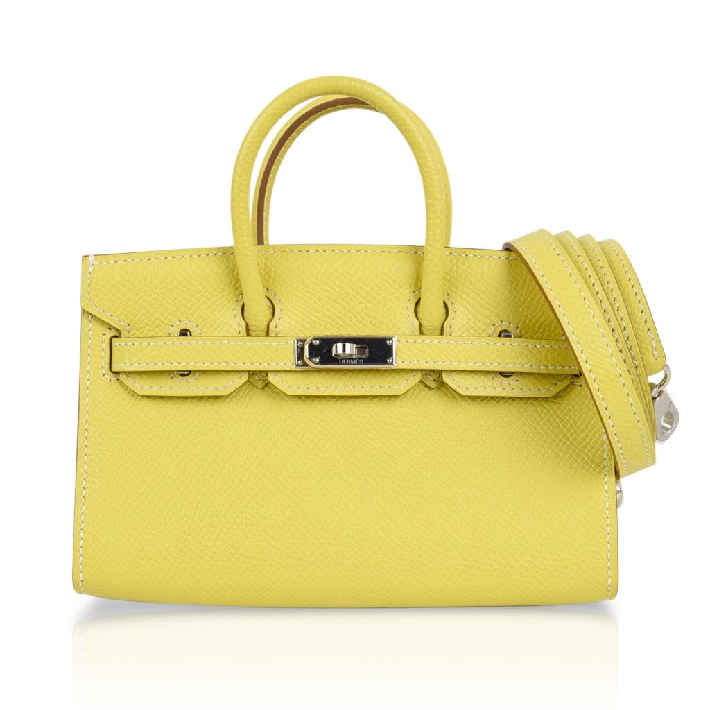 Hermes Birkin Tiny Bag Miniature Micro Lime Limited Edition rare