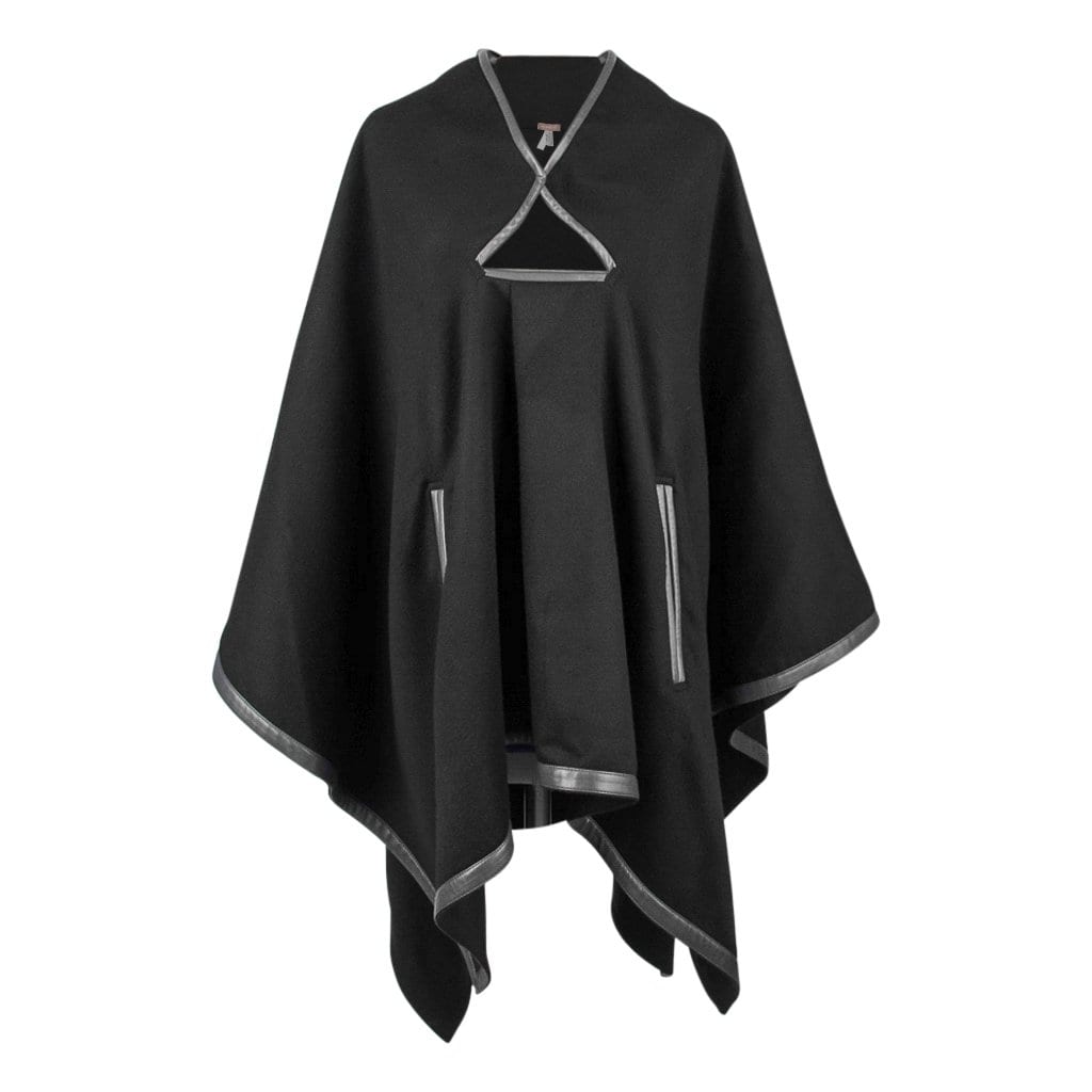 hermes cashmere poncho