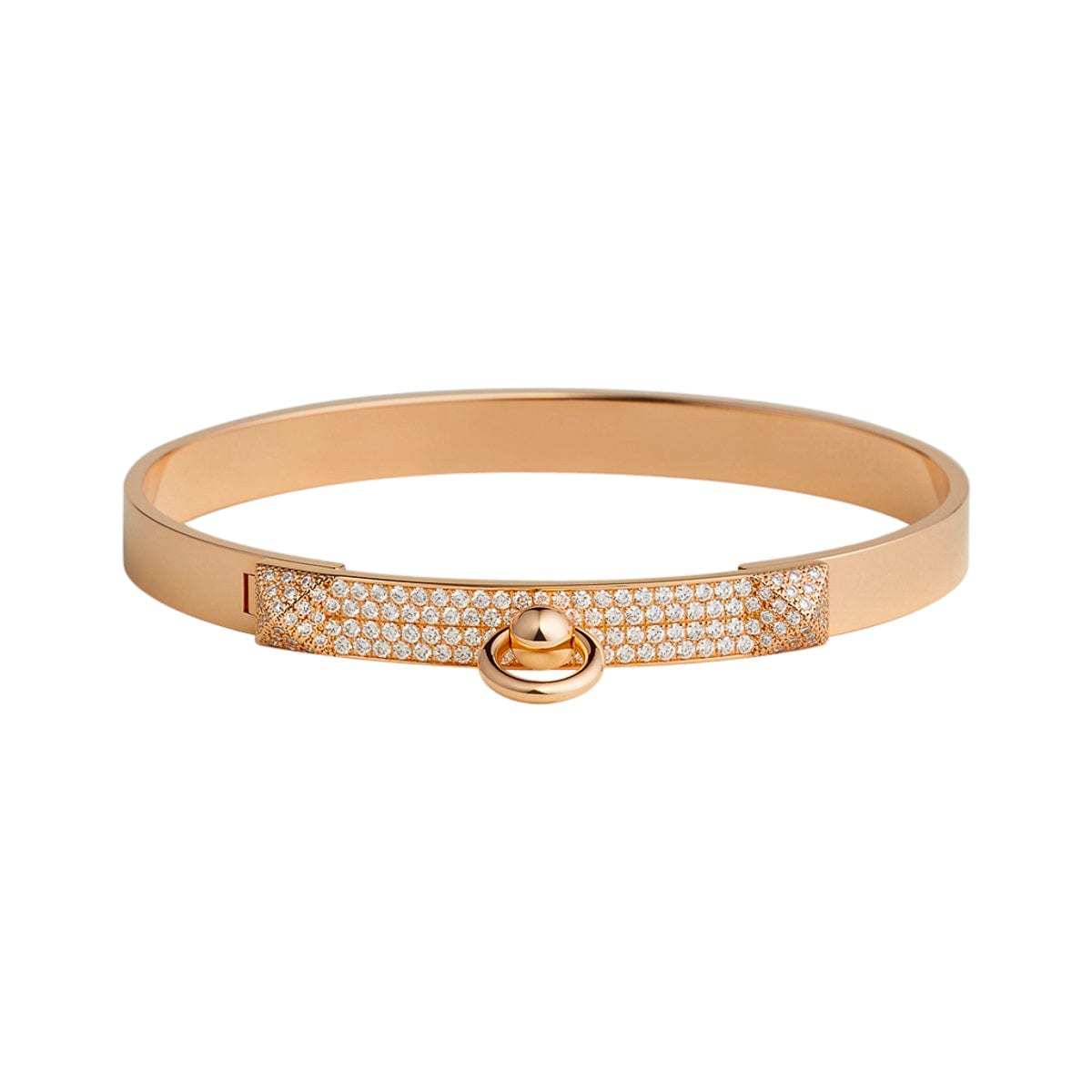Authentic! Hermes Filet d'Or 18k White Gold Diamond Tennis Bracelet - Ruby  Lane