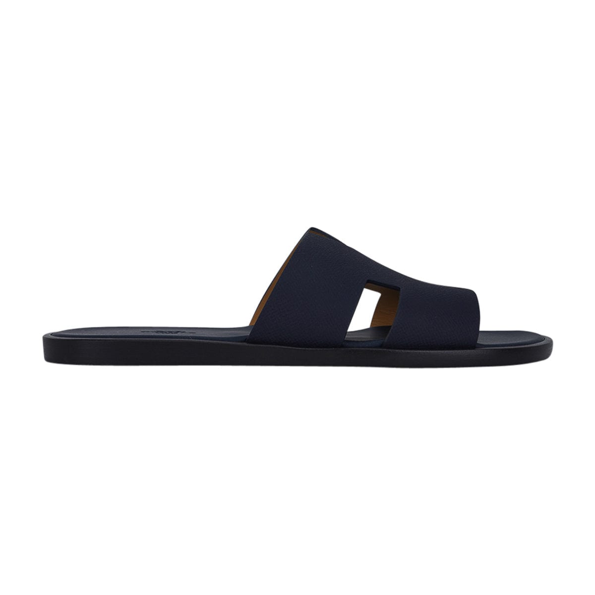 Hermes Izmir Sandal Marine Epsom Leather Men's Shoes 43.5 | Mightychic