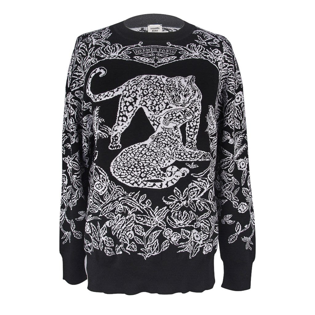 ニット+セーター HERMES Near Mint 19AW Jungle Love Knit HERMES Near Mint 19AW Jungle Love Knit 【公式通販】