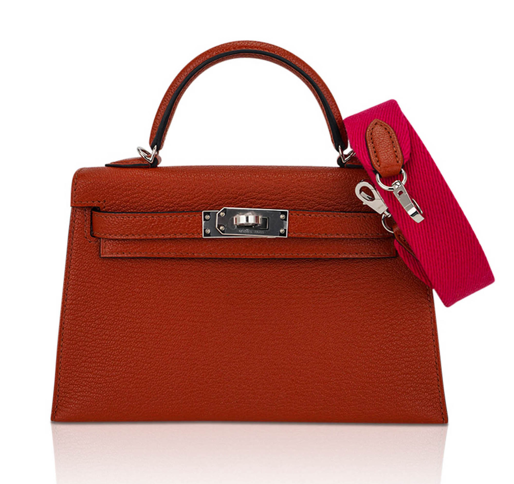 ★ＫＥＬＬＹ★ Hermès Kelly 20 Mini Sellier Cuivre Chevre Leather | Mightychic