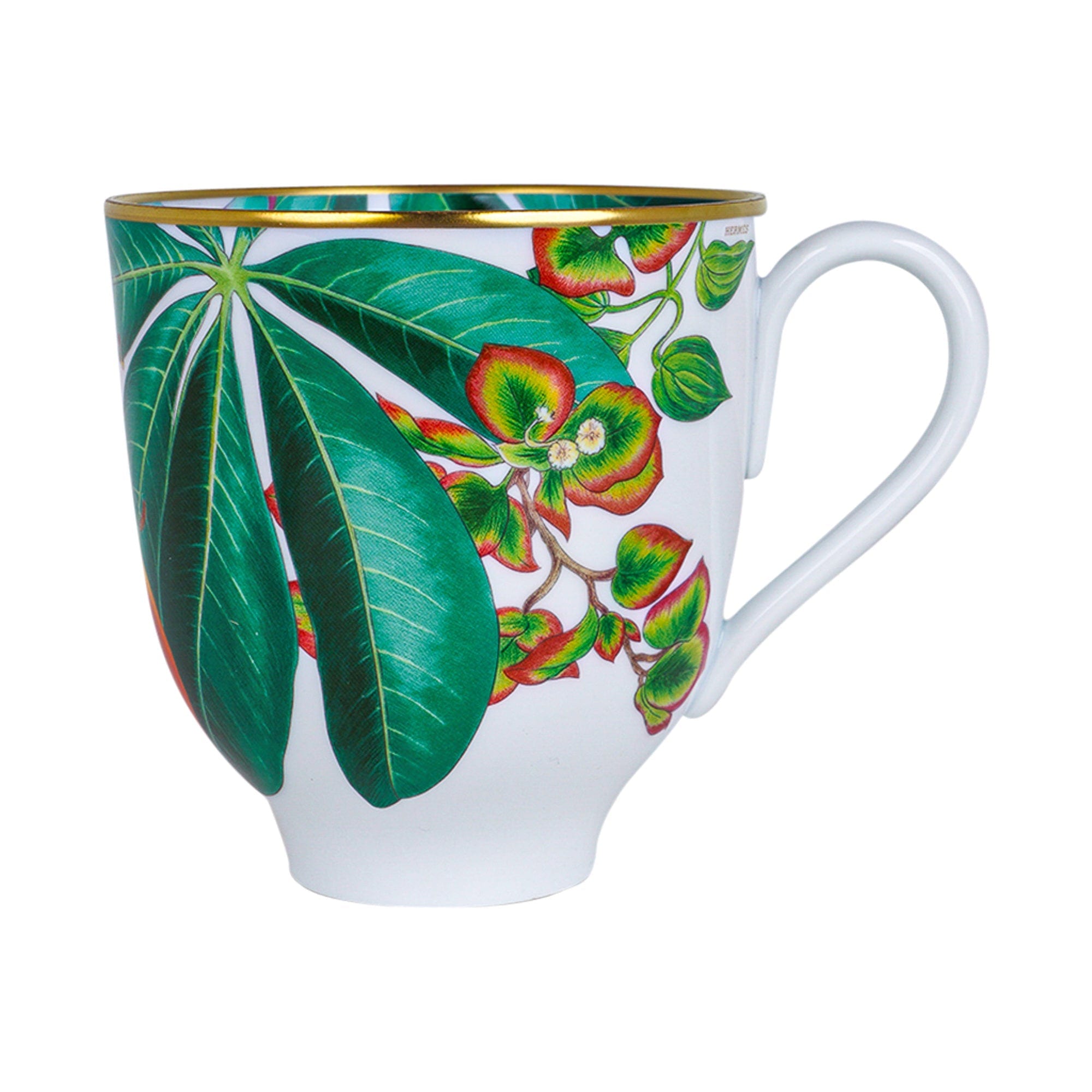 Hermes Passifolia Mug Set of Four (4)