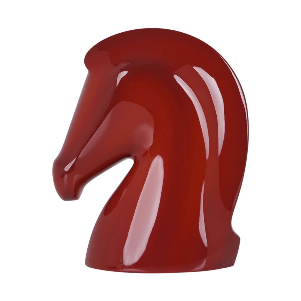 Hermès Samarcande Paperweight Terracotta Lacquered Wood