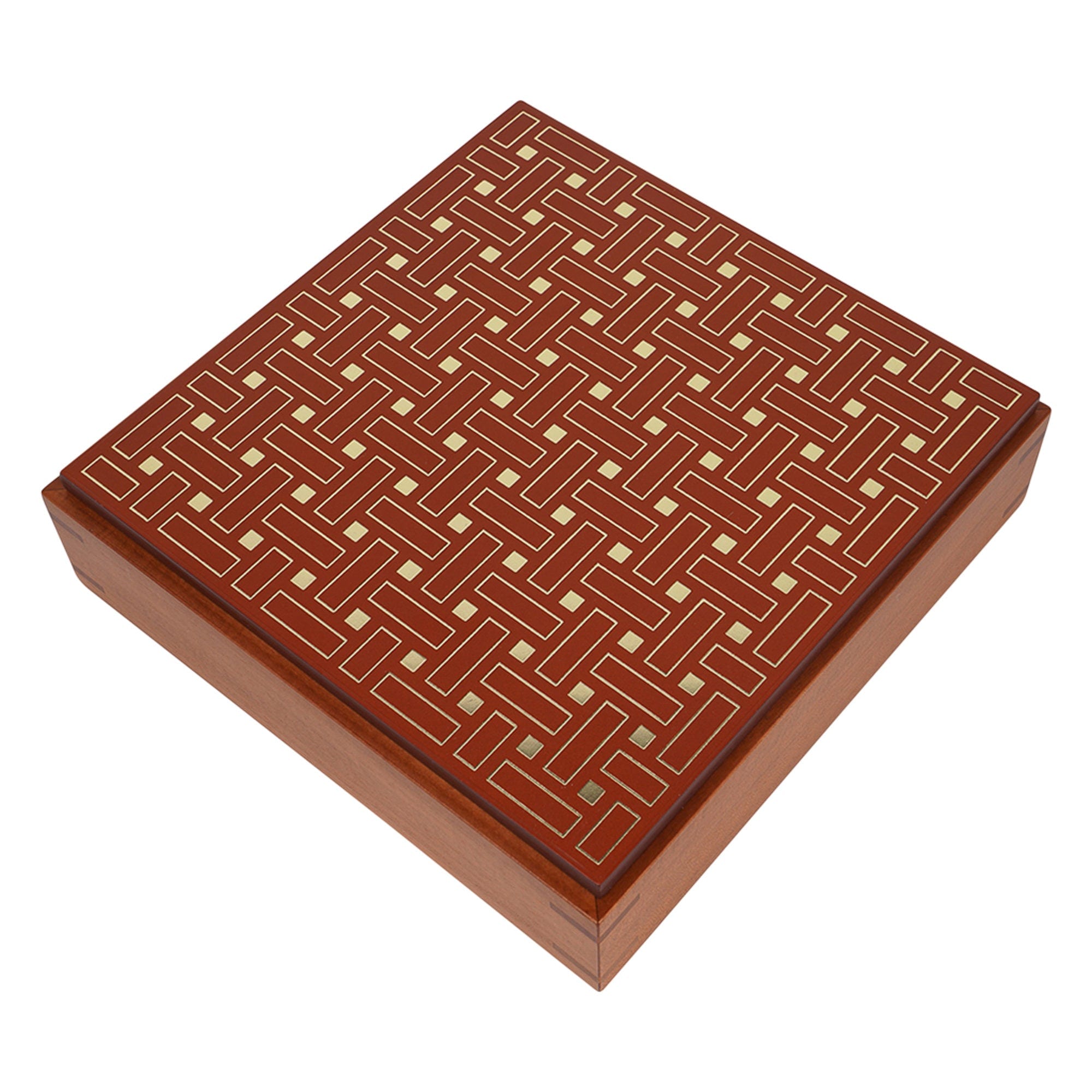 Hermès Théorème Mosaïque Or Box in Mahogany – Mightychic Hermès Théorème Mosaïque Or Box in Mahogany – Mightychic