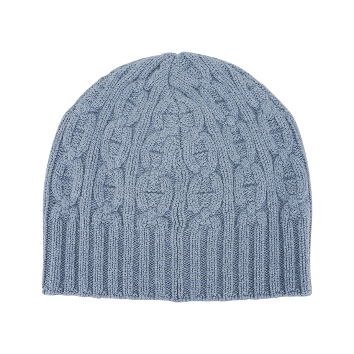 Hermes Tri Maillon Beanie Cap Brume Cashmere M | Mightychic