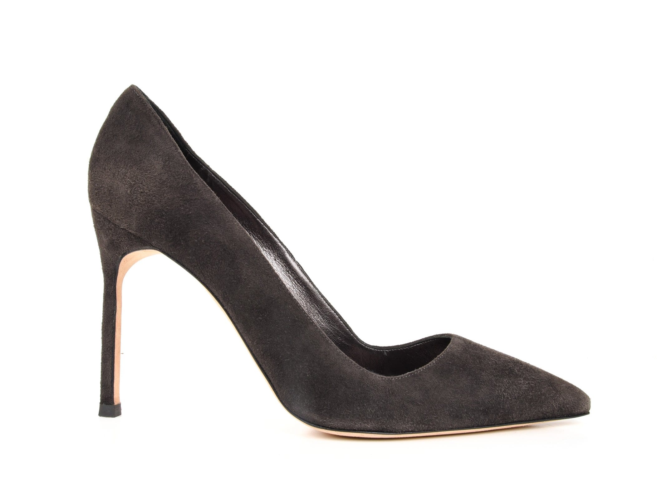 Manolo Blahnik グレー スエード パンプス36.5 Manolo Blahnik グレー