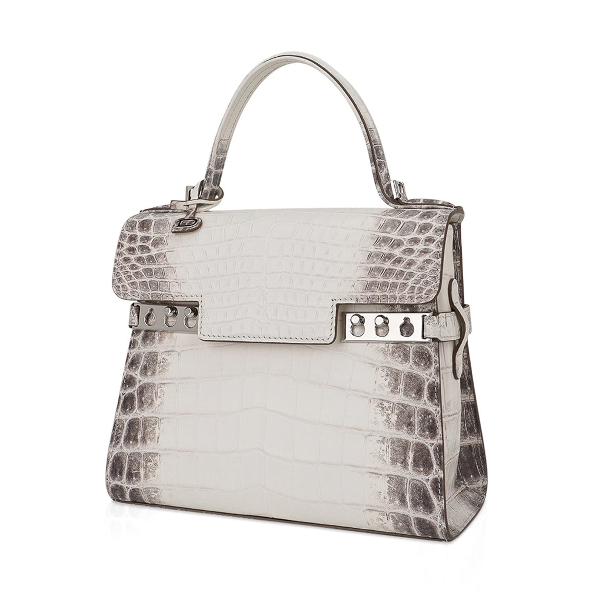 Delvaux Tempete PM Himalaya Crocodile Limited Edition Bag | Mightychic