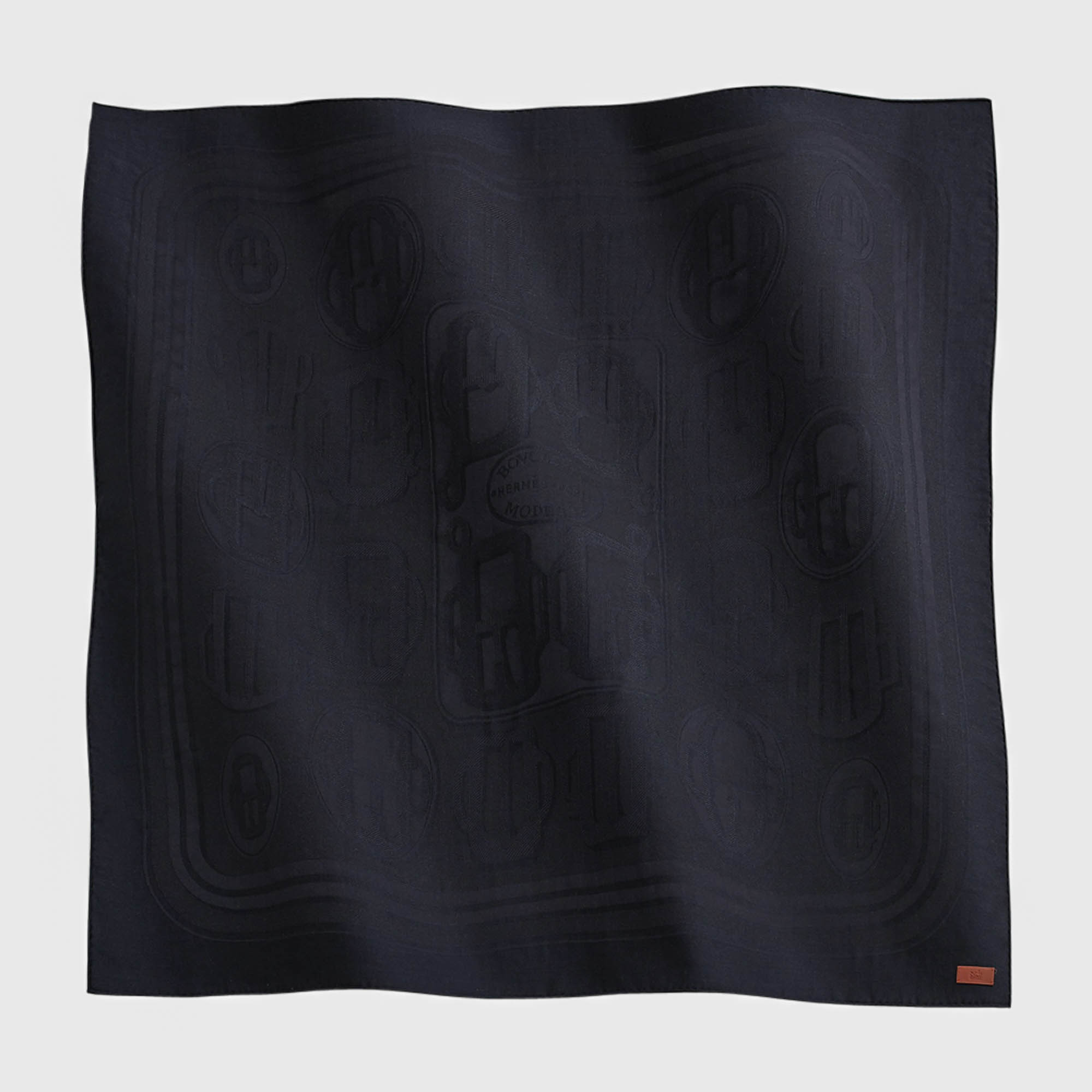 Hermès Bouclerie Moderne Scarf – Bleu Nuit Cashmere Silk