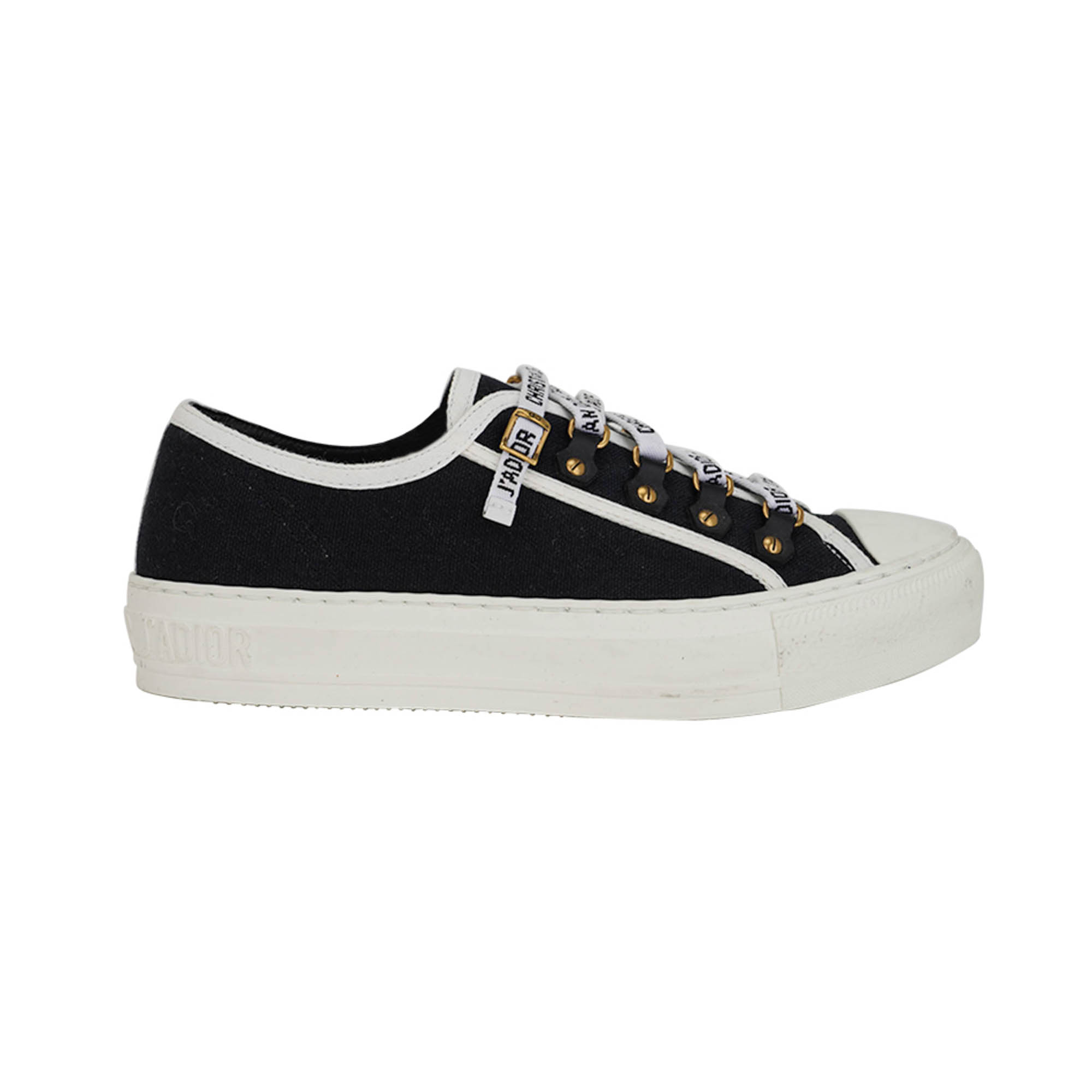 Christian Dior J'Adore Walk'n Dior Sneaker Black Canvas
