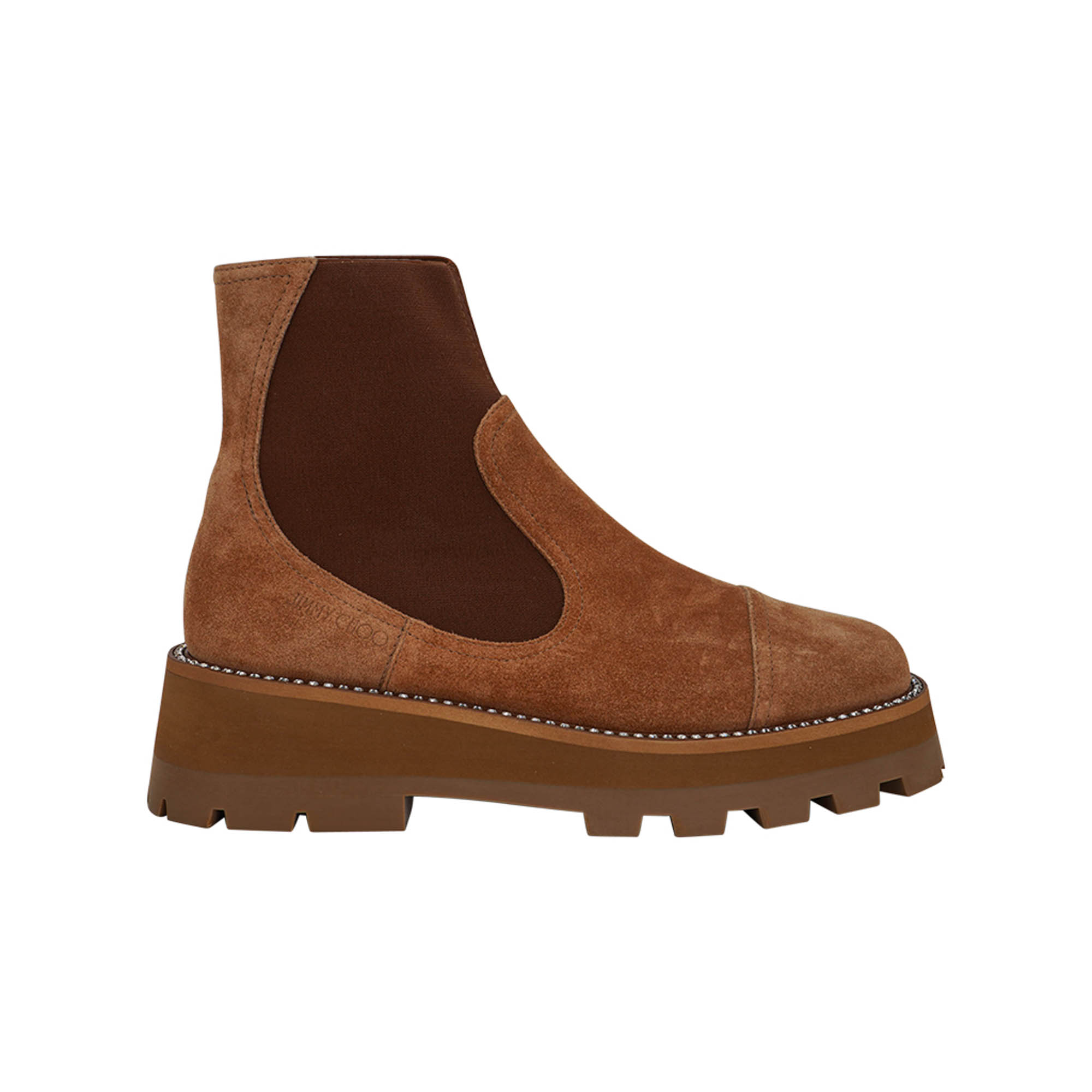 Jimmy Choo Chelsea Boots in Caramel Suede – Mightychic