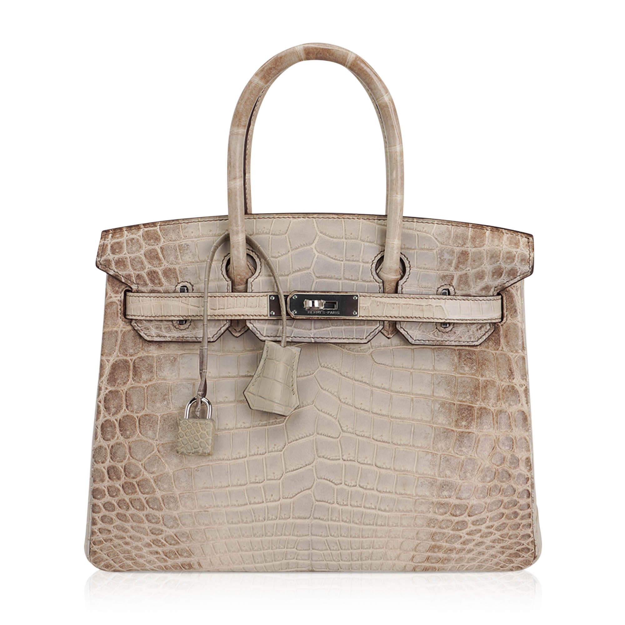 エルメス　HERMES ケネディ　ウィメンズ　38サイズ 美品 Hermès Birkin 30 Gris Cendre Himalaya Crocodile Bag | Mightychic